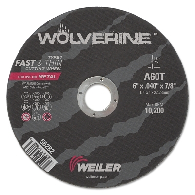 6 X 040 WOLV TY1 C-O WHL A60T 7/8 AH